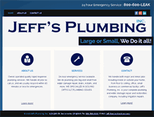 Tablet Screenshot of jeffsplumbing.com